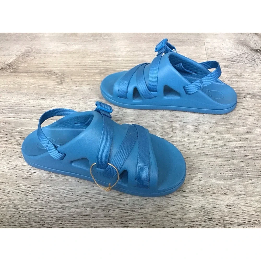 Chaco Ocean Blue Chillos Sport Strappy Adjustable Sandals Kids Size 6